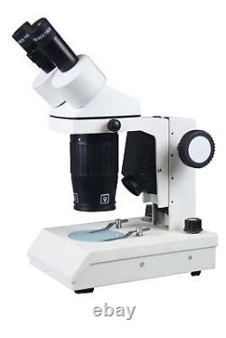 Radical 20-40x Professional Quality Binocular Stereo Microscope Top Bottom Light