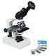 Radical 2000x Compound Led Microscope W Battery Pack Semi Plan Objective 5mp Cam