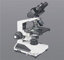 Radical 2500x Professional Compound Binocular Microscope PLAN Objective -Battery