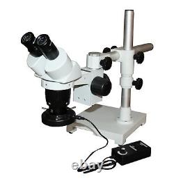 Radical 5x-30x Long Working Distance 165mm/7 Stereo Microscope XYZ Boom Stand