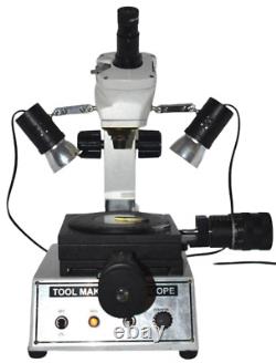 Toolmaker Measuring LED Microscope w Digital Micrometer Precision Measuremets