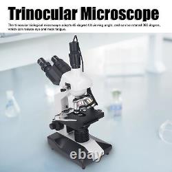 Trinocular Stereo Lab Microscope 5MP USB Electronic Eyepiece 40X to 5000XUK