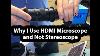 Why I Prefer Hdmi Microscope And Not Binocular Stereoscope What Is A Barlow Lens And Comparison